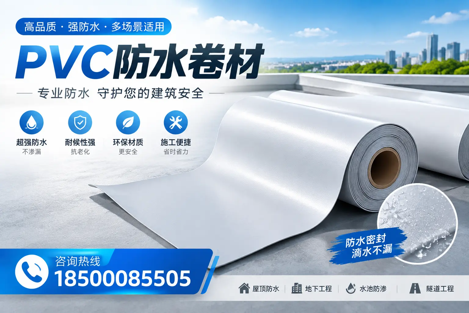 PVC防水卷材的市场竞争分析，濮阳品牌选择参考